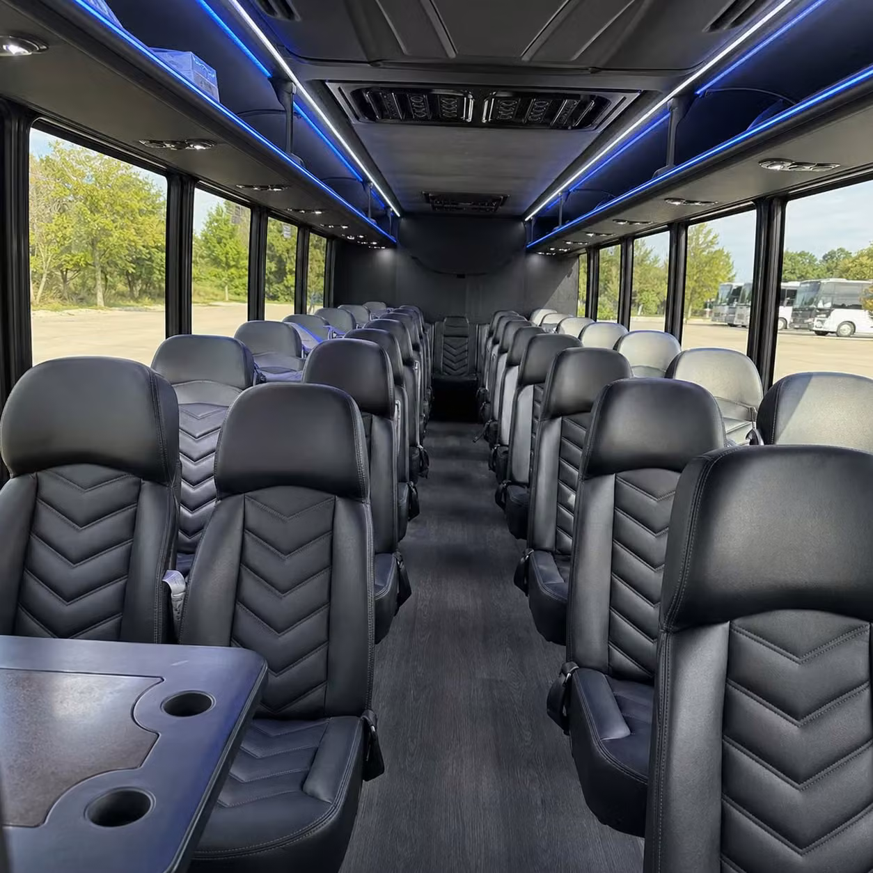25 passenger minibus inside