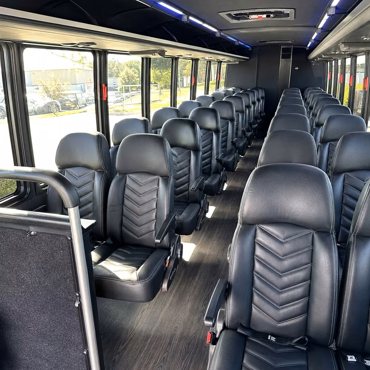 28 passenger minibus interior