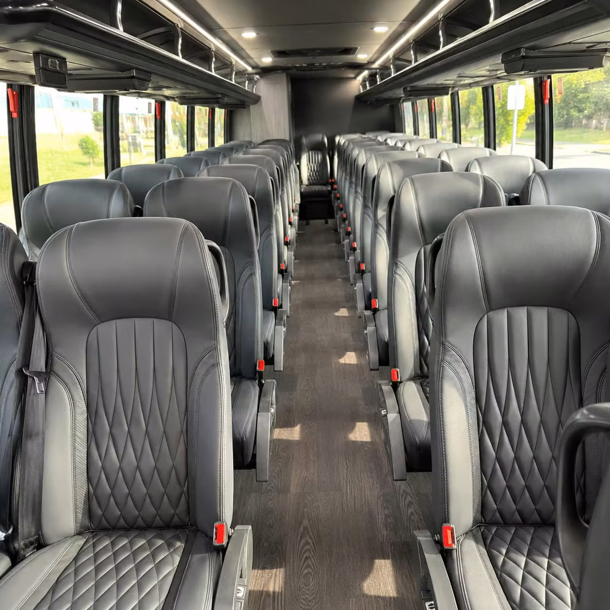 30 passenger minibus interior