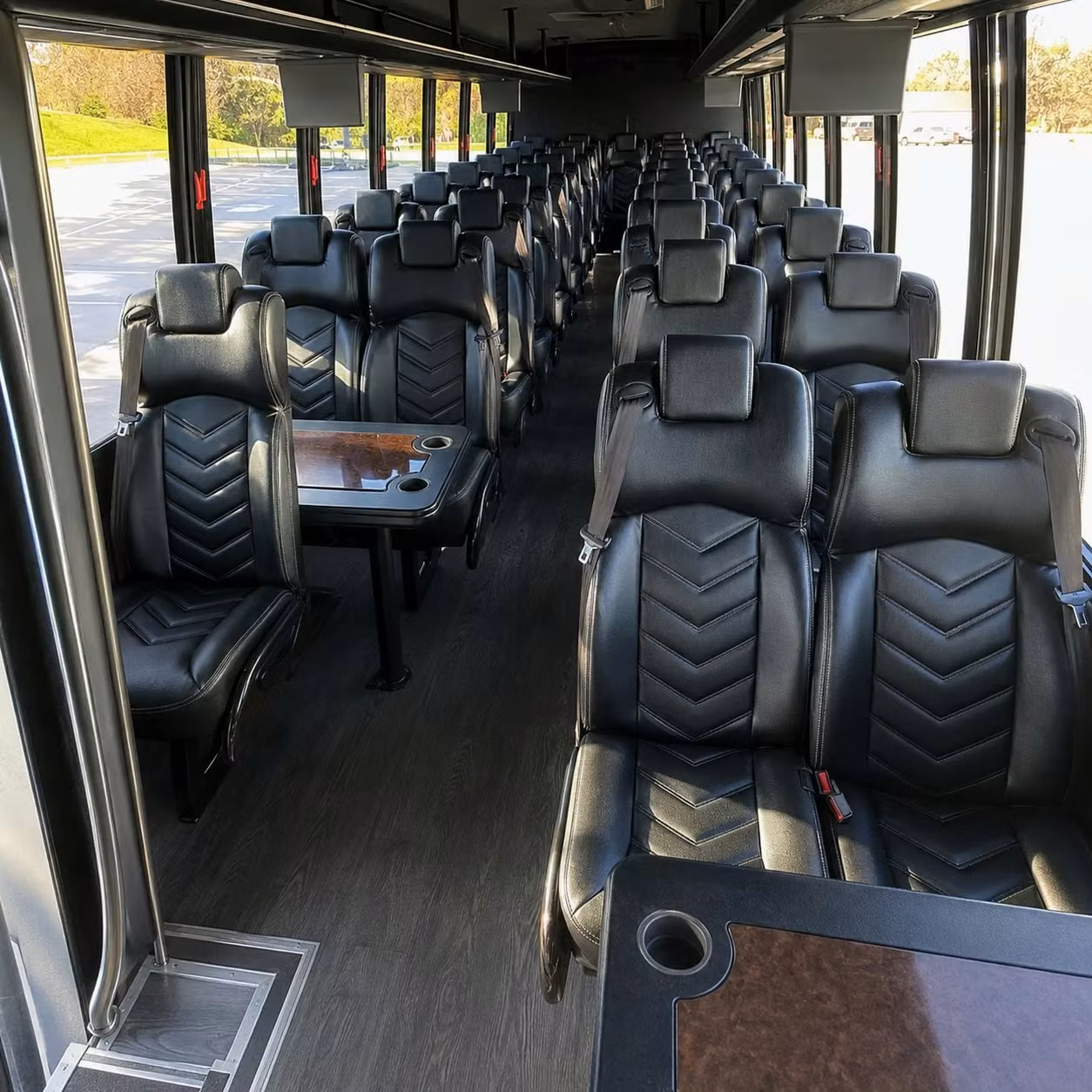 35 passenger minibus inside