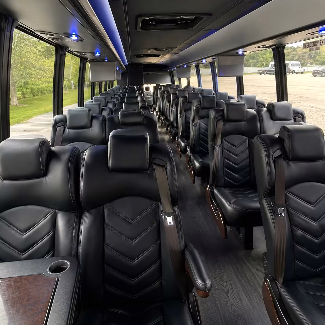 35 passenger minibus interior