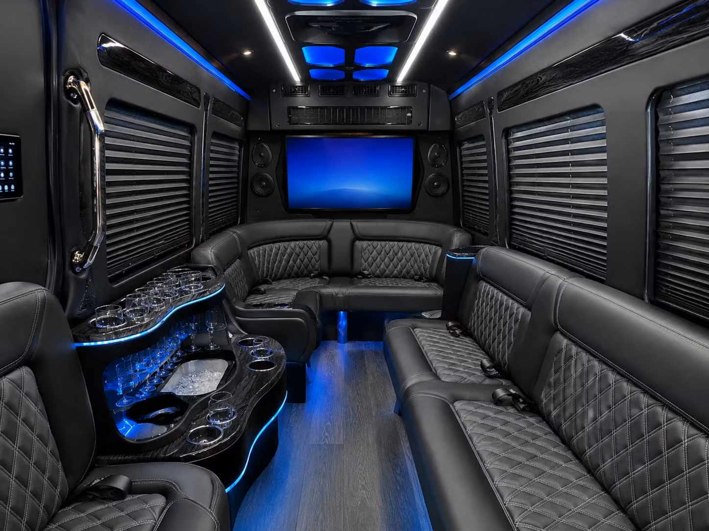 keep the celebration going with a late night wedding guest shuttle in fairfield