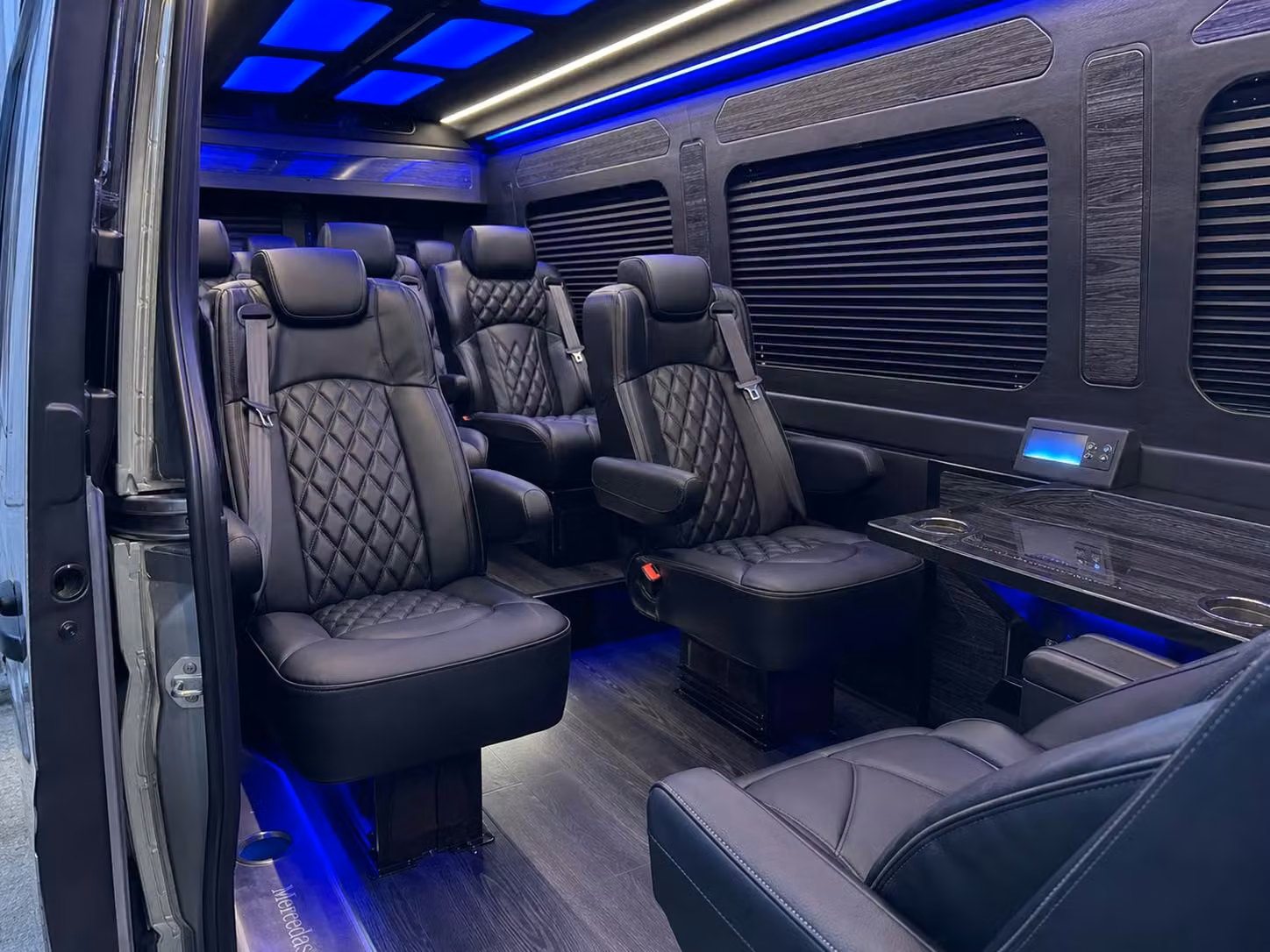 sprinter van transportation for groups and events across fairfield